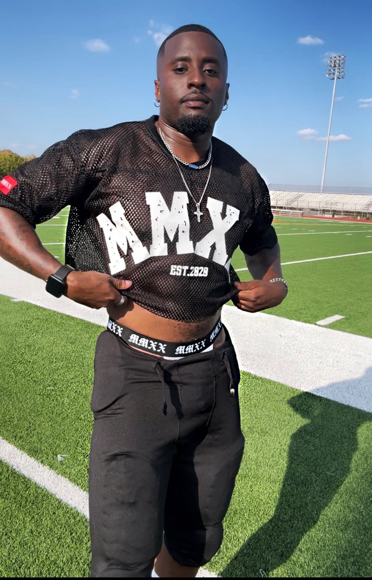 The "MVP" Mesh Cropped Jersey