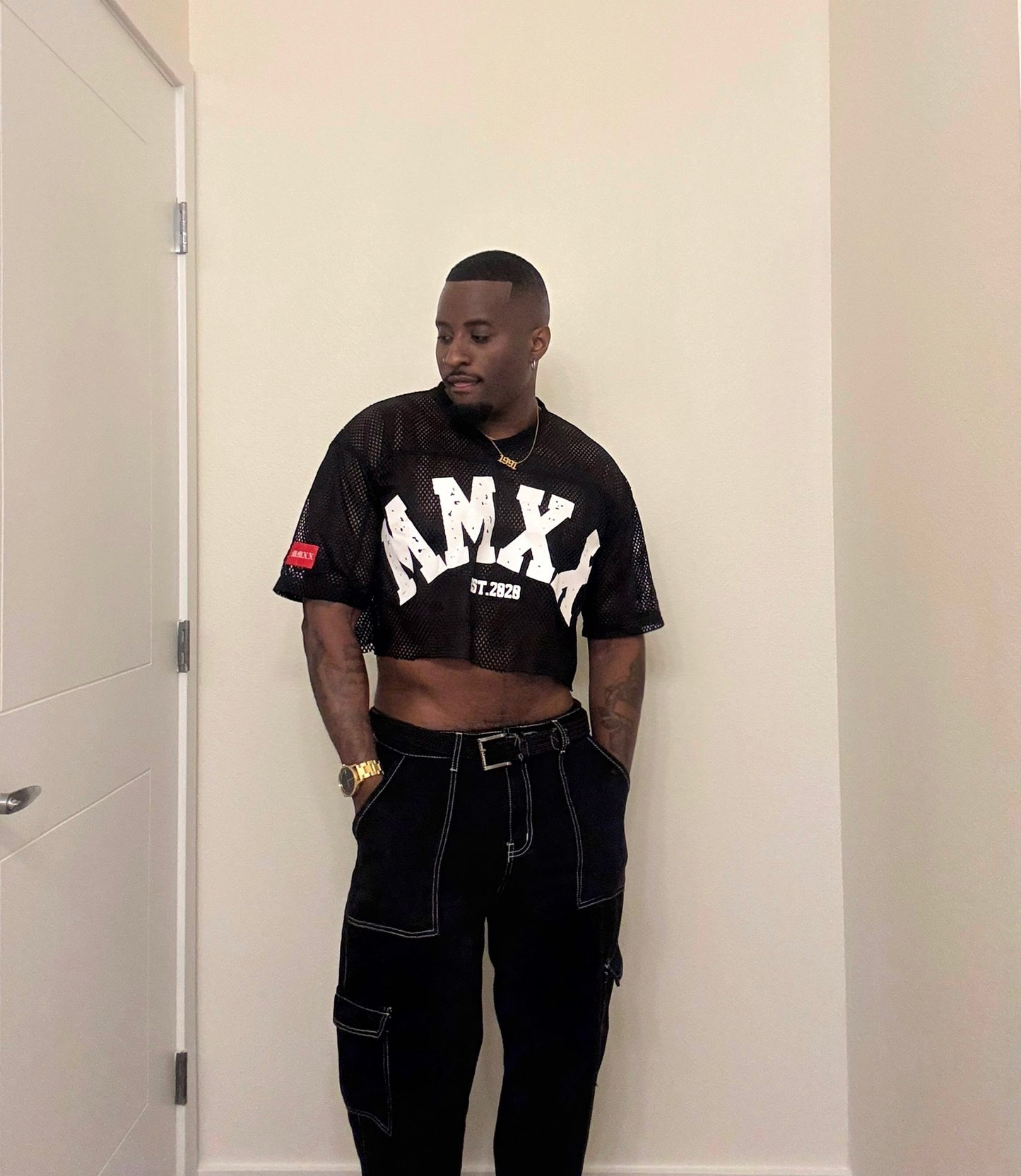 The "MVP" Mesh Cropped Jersey
