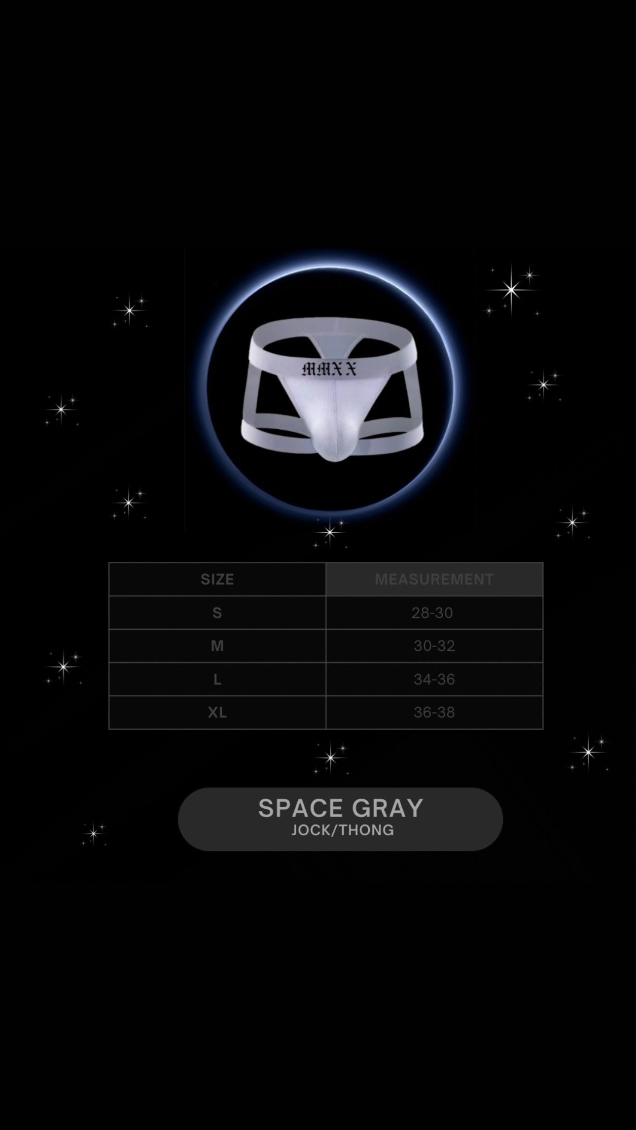 Outta Space Gray Thong 🔘