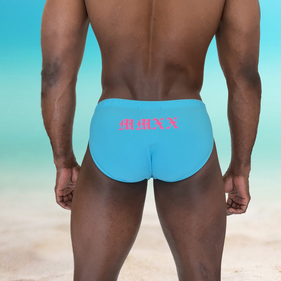 "Sky Blue" Swim Briefs