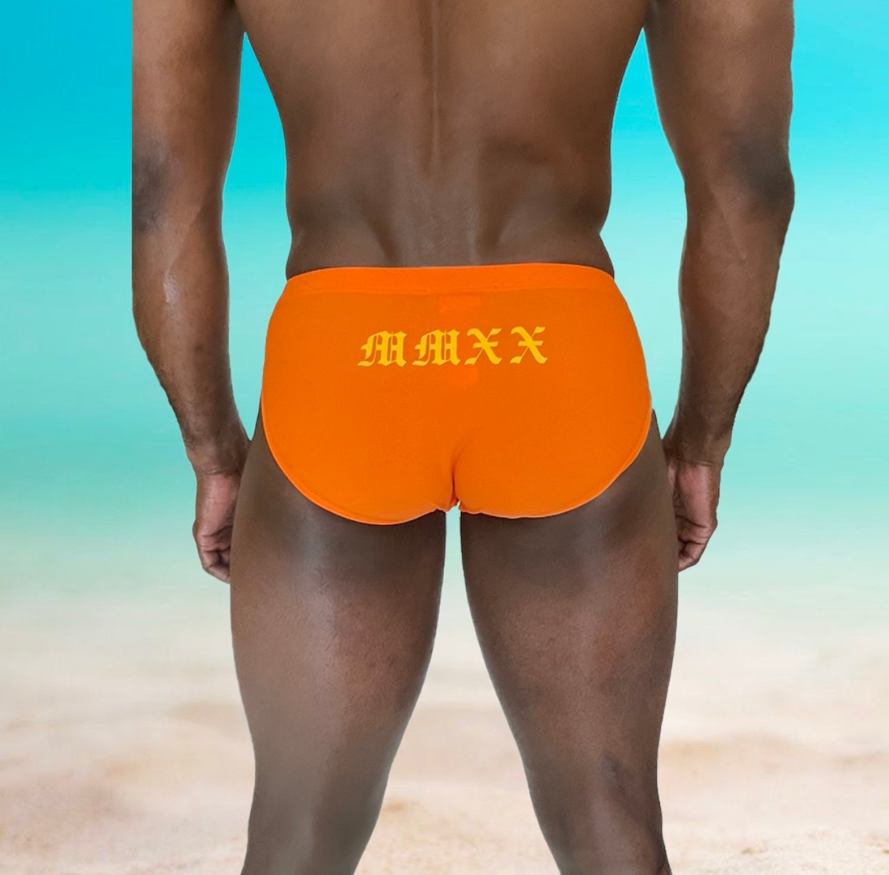 Orange Crush Swim Briefs