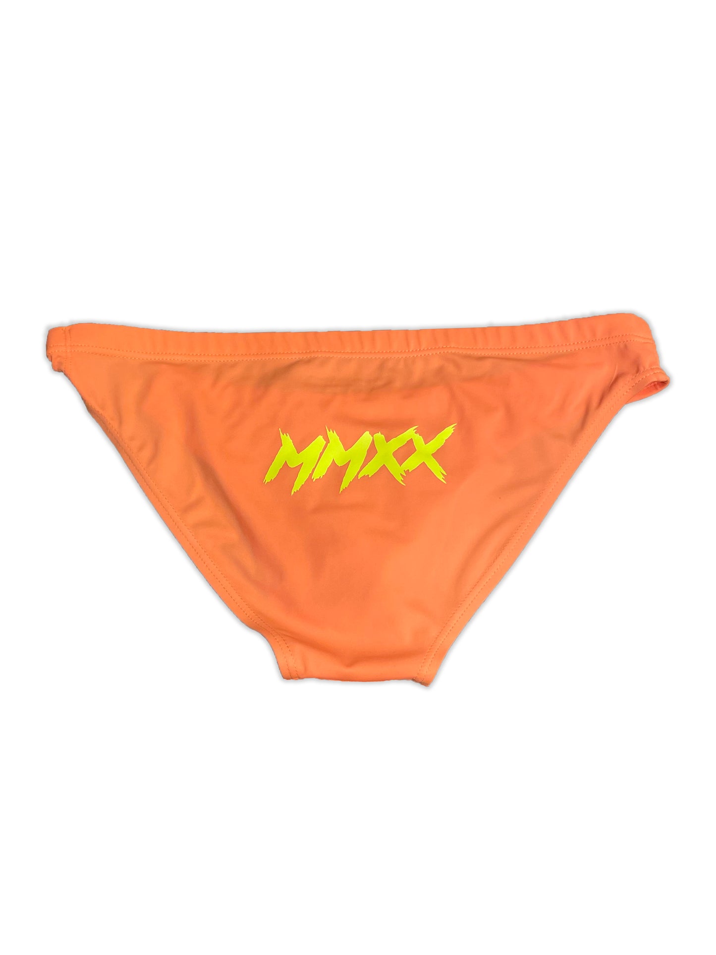 Orange Dreamsicle Peach "Swim" Briefs