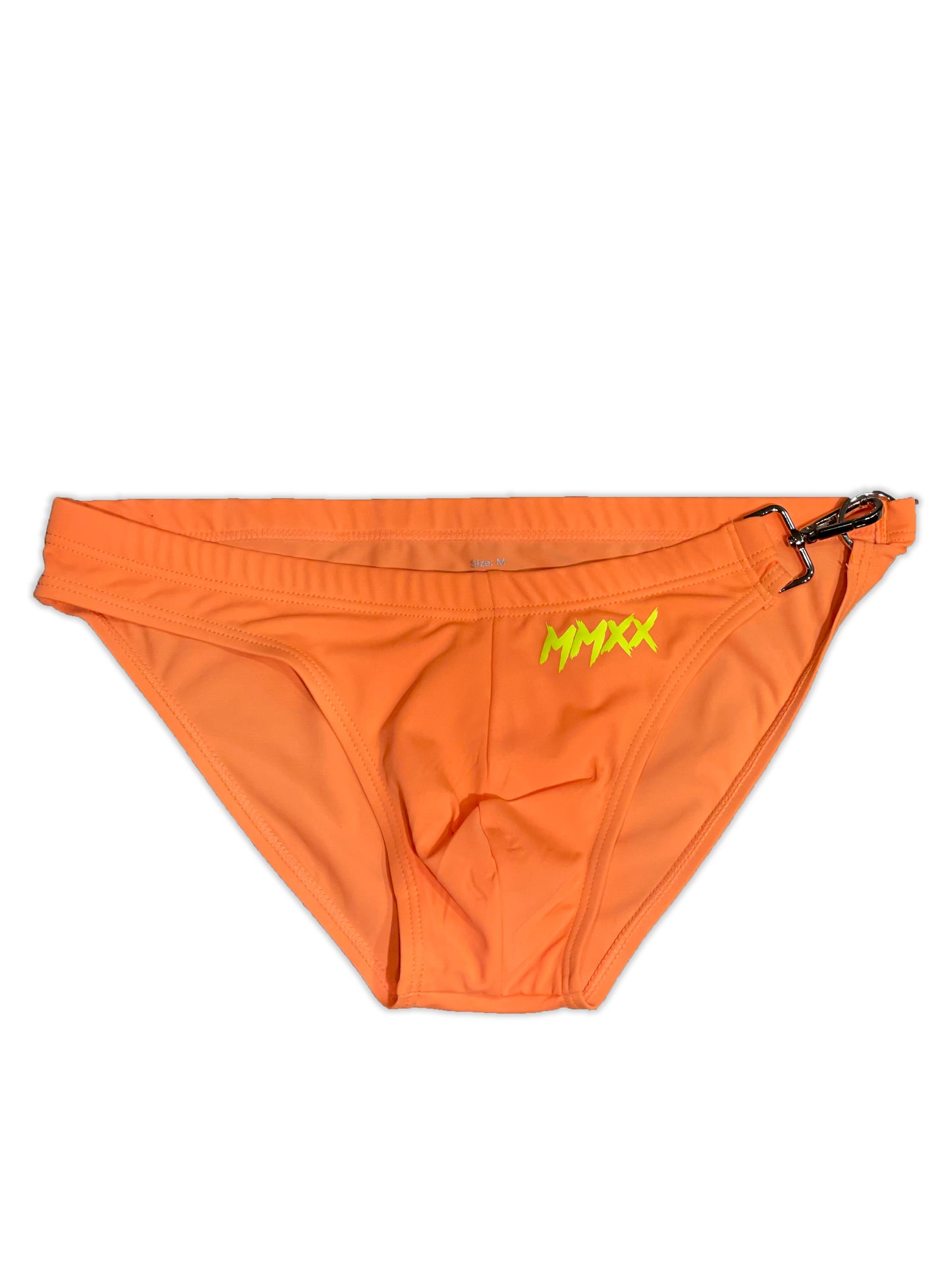 Orange Dreamsicle Peach "Swim" Briefs