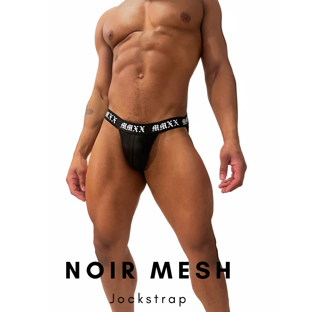 Noir Mesh Jockstrap (Runs Small)