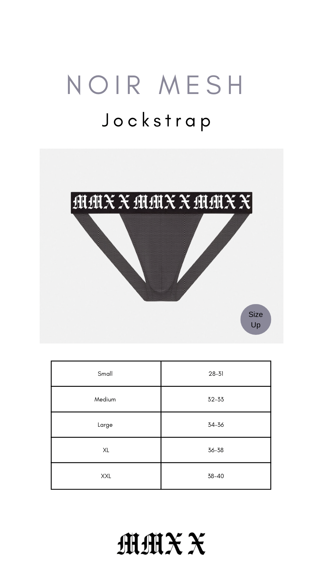 Noir Mesh Jockstrap (Runs Small)