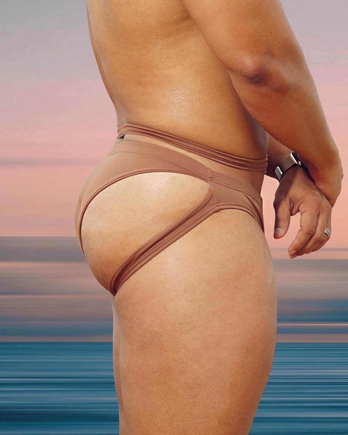 "Noah" Swim Briefs W/ Belt