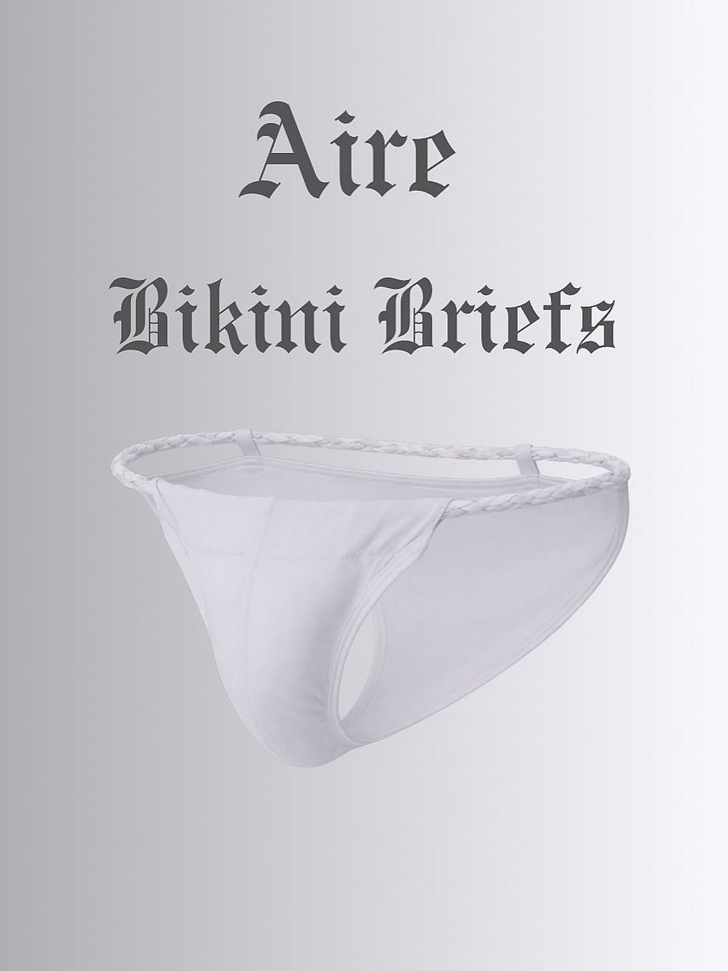 “Aire” White Briefs