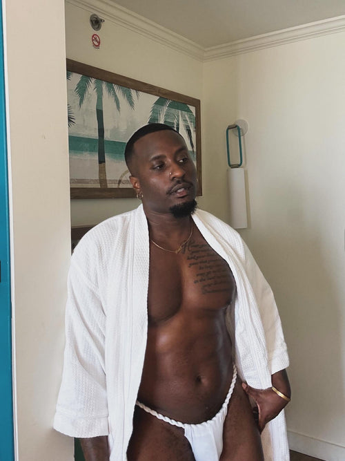 “Aire” White Briefs