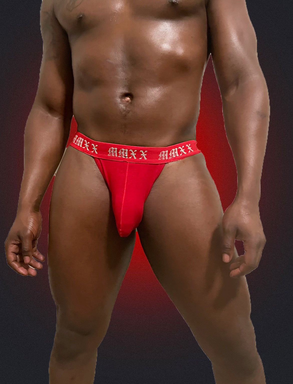 XXX Fitted Jockstrap (Rouge) Red