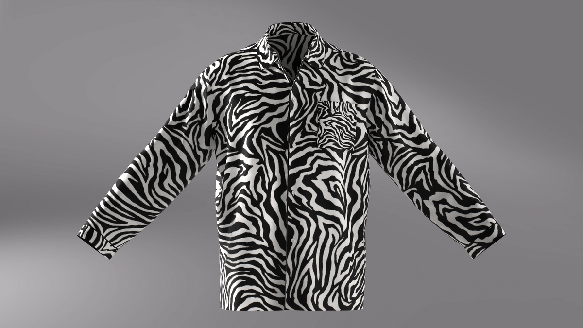 The "Stallion" Zebra 2 Piece Set