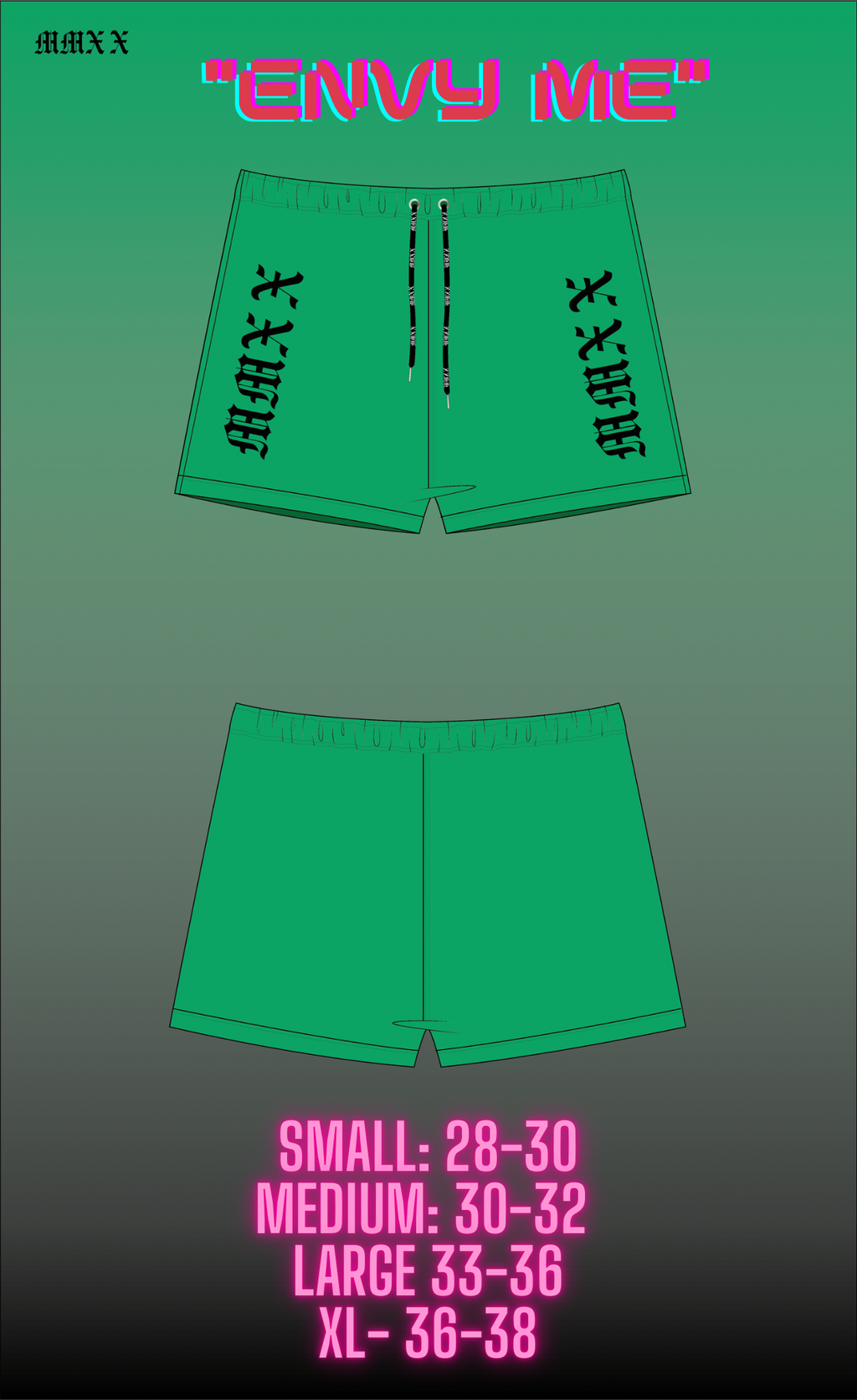 "Envy Me" Short Shorts (Run Small)