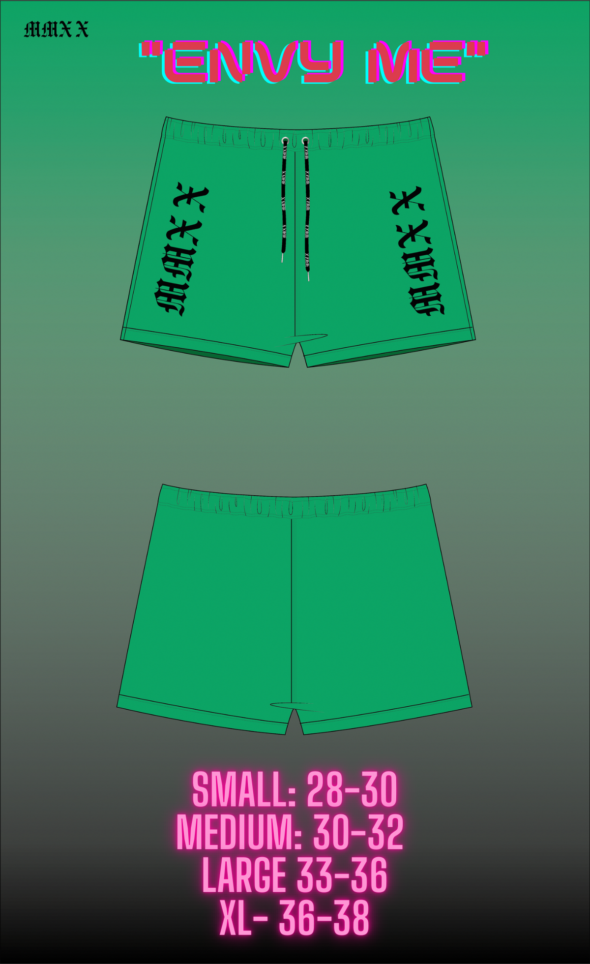 "Envy Me" Short Shorts (Run Small)