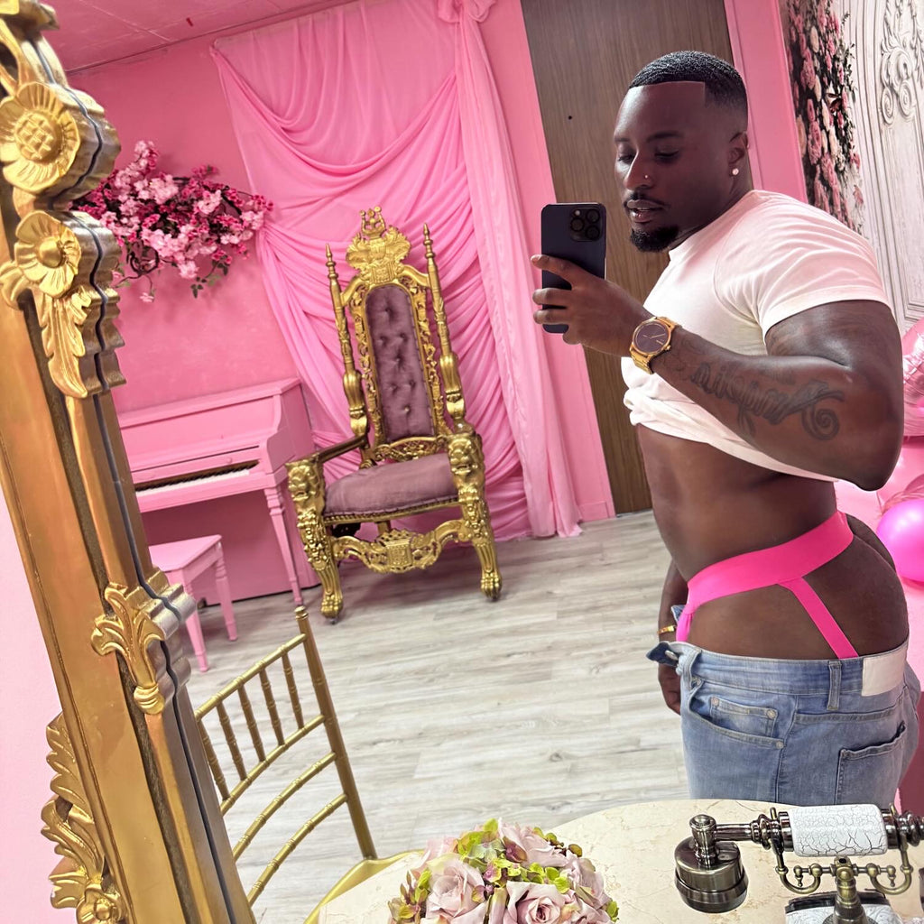 "Heartbreaker" Pink Jockstrap