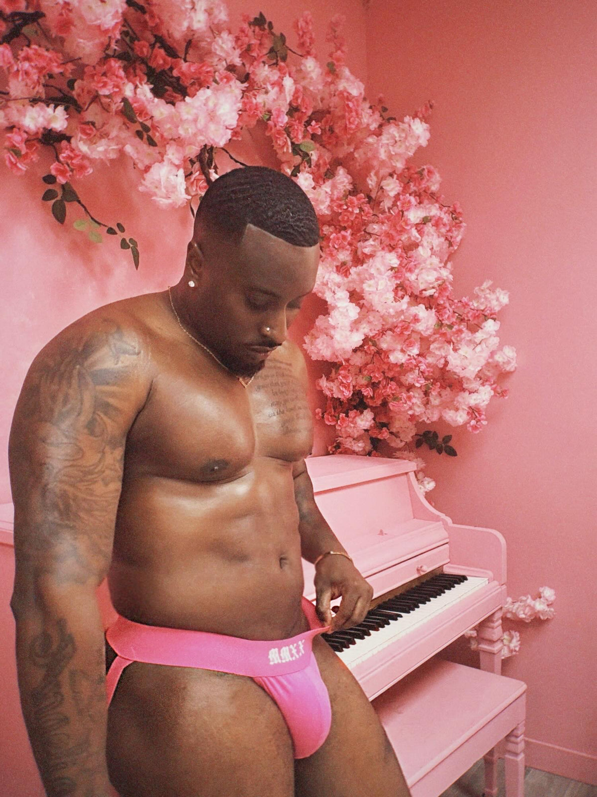 "Heartbreaker" Pink Jockstrap