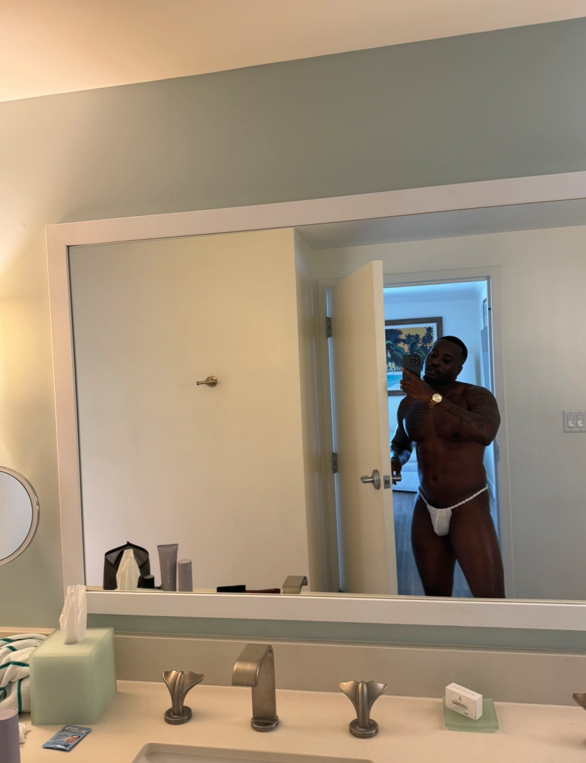 “Aire” White Briefs