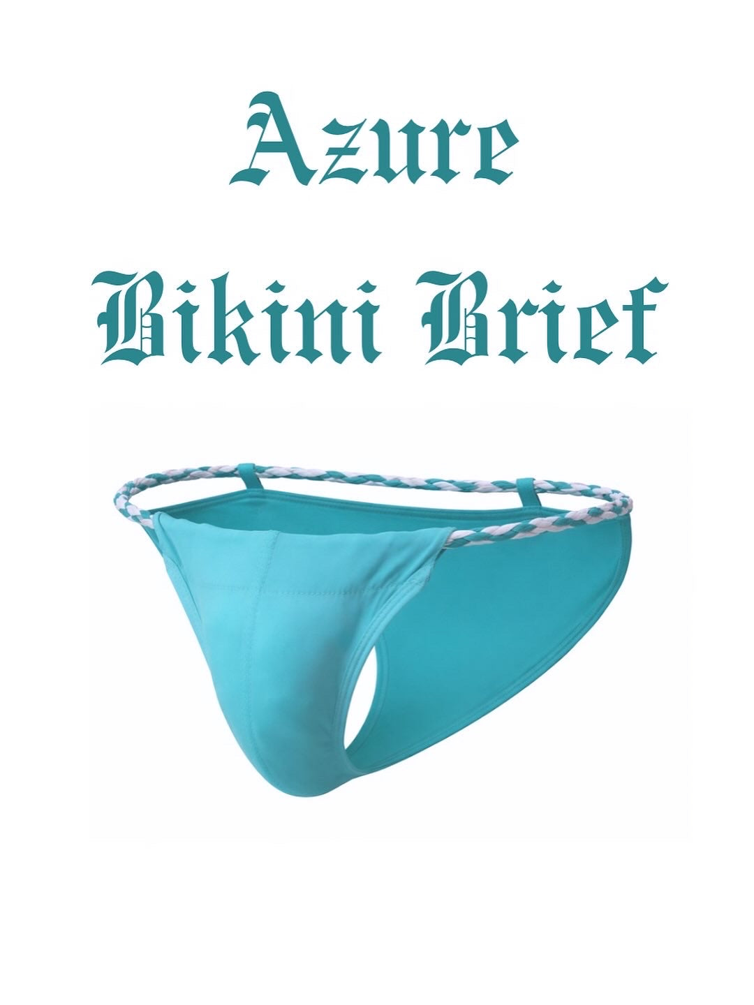 Azure 🌀 Briefs (Light  Blue)