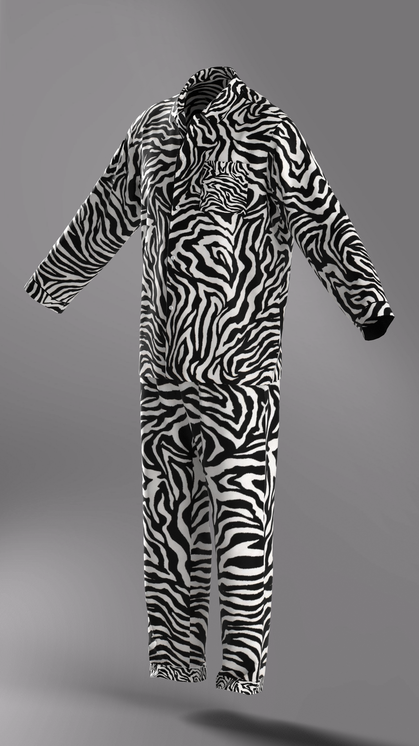 The "Stallion" Zebra 2 Piece Set