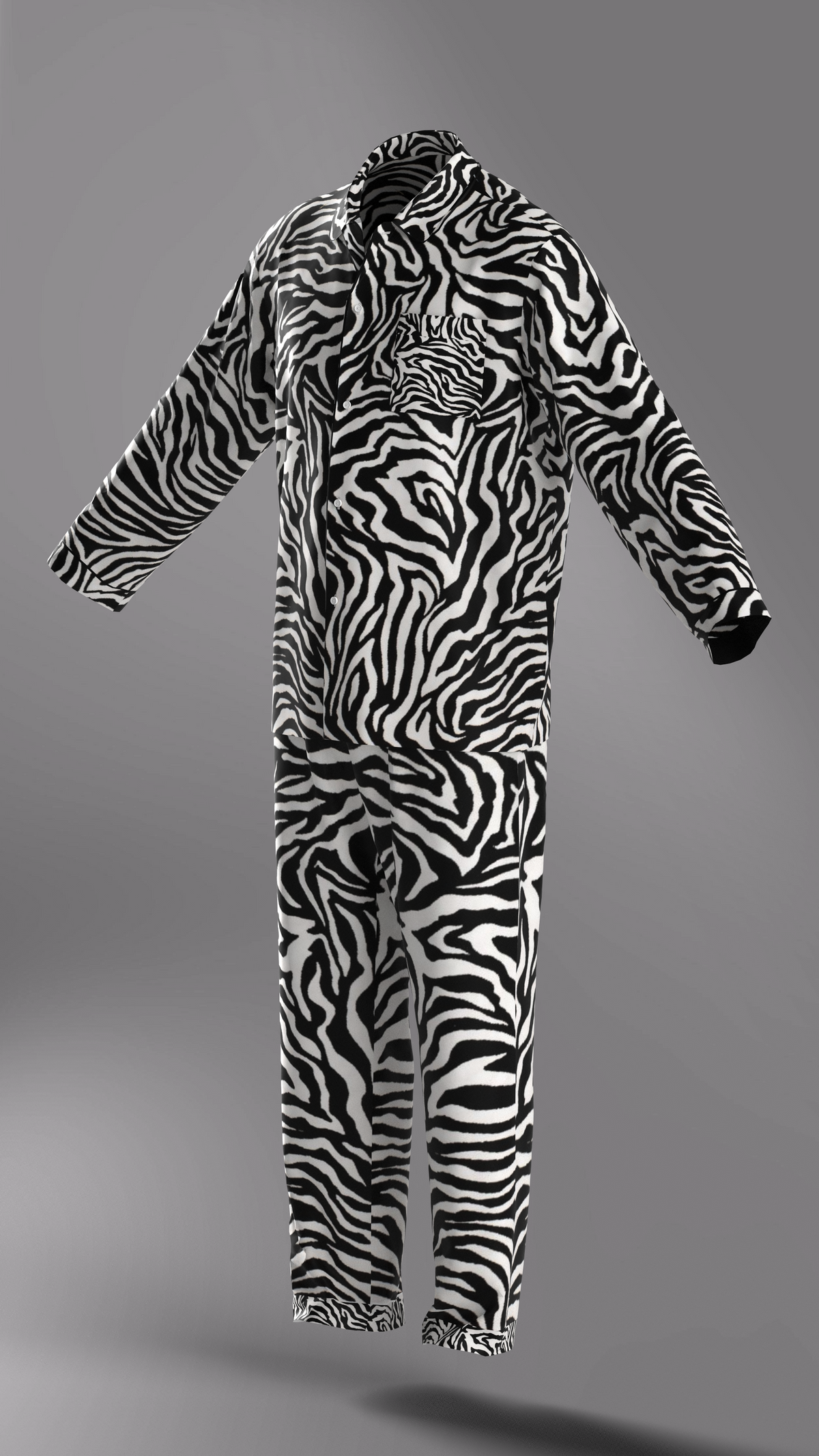 The "Stallion" Zebra 2 Piece Set