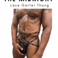 Midnight Lace Garter Thong