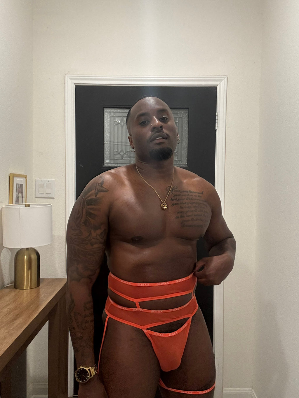 Le Flame Garter 2-Piece Set
