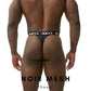 Noir Mesh Thong