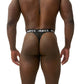 Noir Mesh Thong